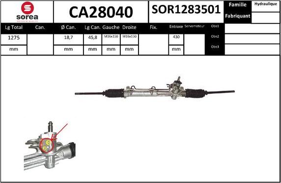 SNRA CA28040 - Scatola guida autozon.pro