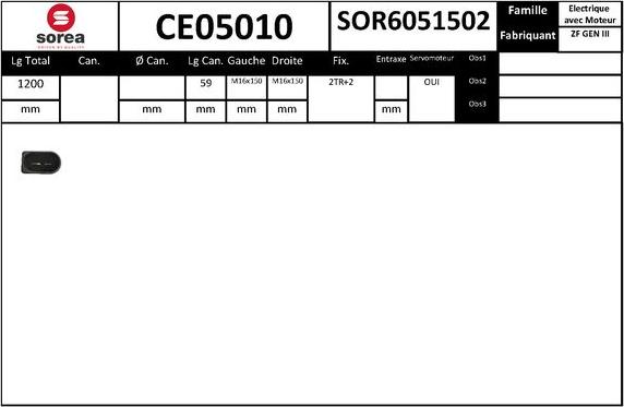 SNRA CE05010 - Scatola guida autozon.pro