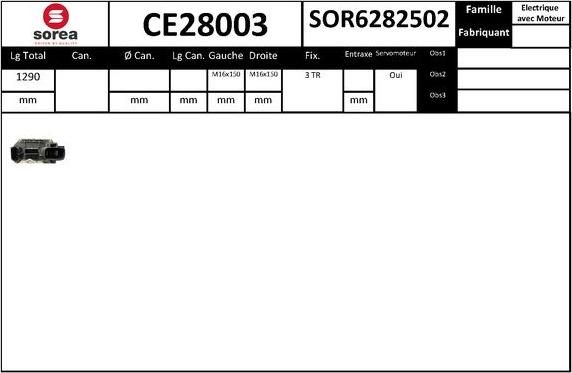 SNRA CE28003 - Scatola guida autozon.pro