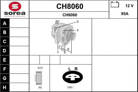 SNRA CH8060 - Alternatore autozon.pro