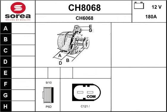 SNRA CH8068 - Alternatore autozon.pro