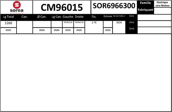 SNRA CM96015 - Scatola guida autozon.pro