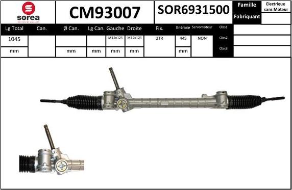 SNRA CM93007 - Scatola guida autozon.pro