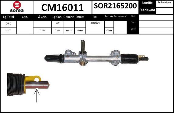 SNRA CM16011 - Scatola guida autozon.pro