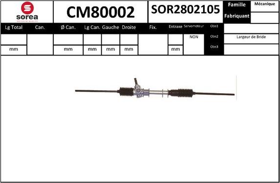 SNRA CM80002 - Scatola guida autozon.pro