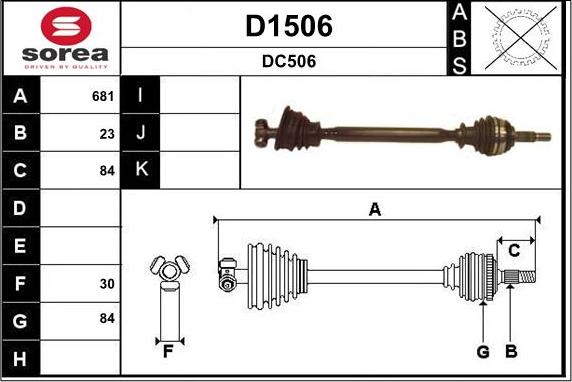 SNRA D1506 - Albero motore / Semiasse autozon.pro