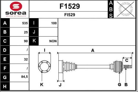 SNRA F1529 - Albero motore / Semiasse autozon.pro