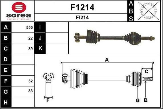 SNRA F1214 - Albero motore / Semiasse autozon.pro