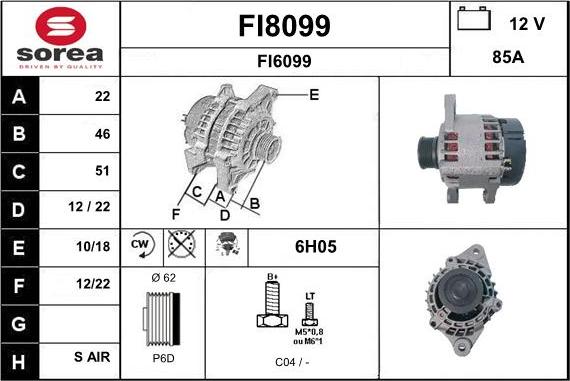 SNRA FI8099 - Alternatore autozon.pro