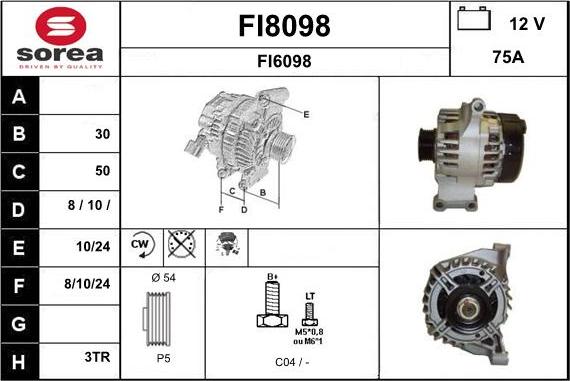 SNRA FI8098 - Alternatore autozon.pro