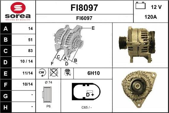 SNRA FI8097 - Alternatore autozon.pro