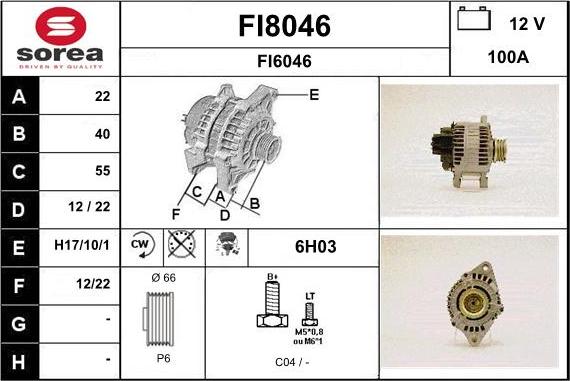 SNRA FI8046 - Alternatore autozon.pro