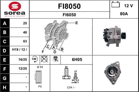 SNRA FI8050 - Alternatore autozon.pro