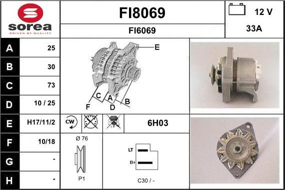 SNRA FI8069 - Alternatore autozon.pro