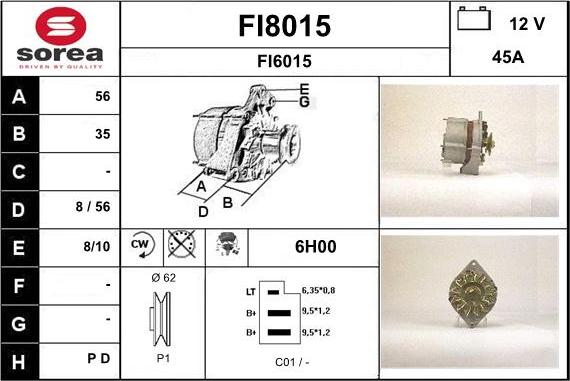 SNRA FI8015 - Alternatore autozon.pro