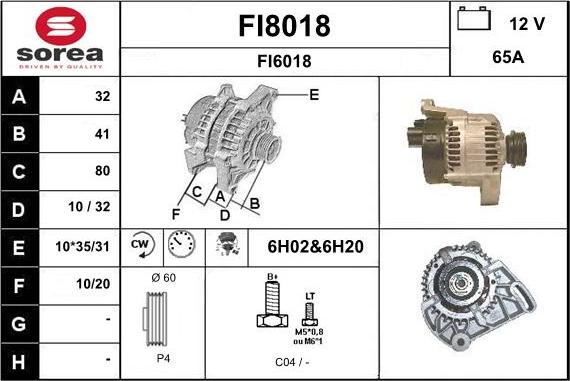 SNRA FI8018 - Alternatore autozon.pro