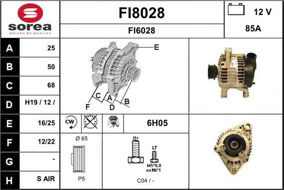 SNRA FI8028 - Alternatore autozon.pro