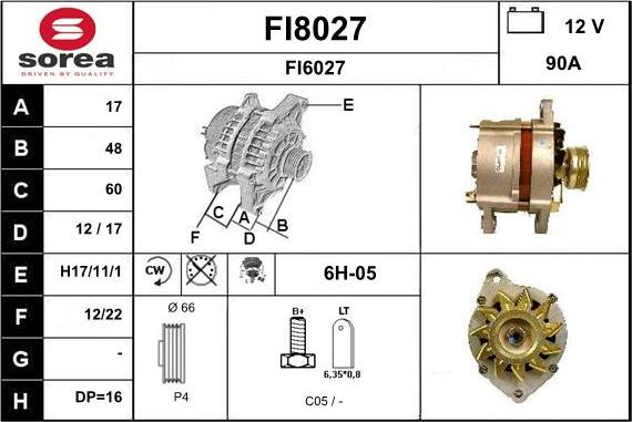 SNRA FI8027 - Alternatore autozon.pro