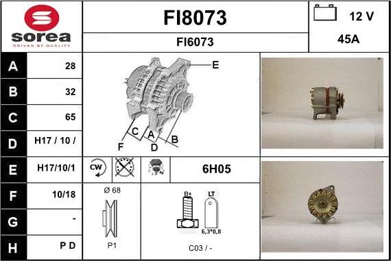 SNRA FI8073 - Alternatore autozon.pro