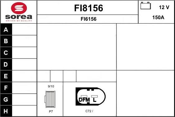 SNRA FI8156 - Alternatore autozon.pro