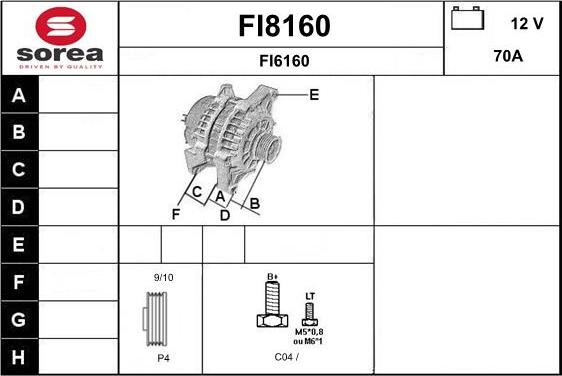 SNRA FI8160 - Alternatore autozon.pro