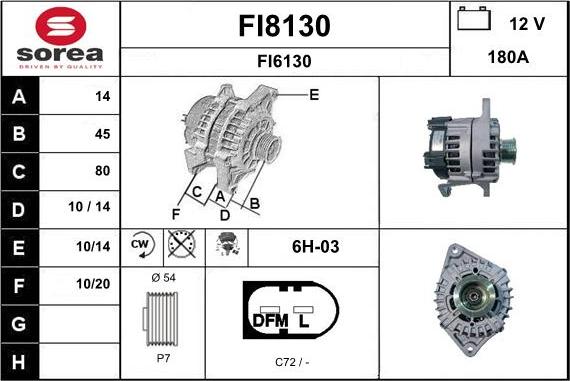 SNRA FI8130 - Alternatore autozon.pro