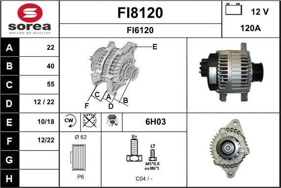 SNRA FI8120 - Alternatore autozon.pro