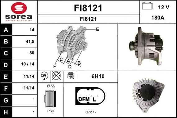 SNRA FI8121 - Alternatore autozon.pro