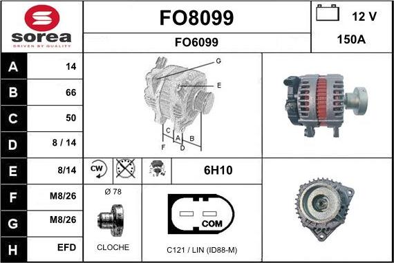 SNRA FO8099 - Alternatore autozon.pro