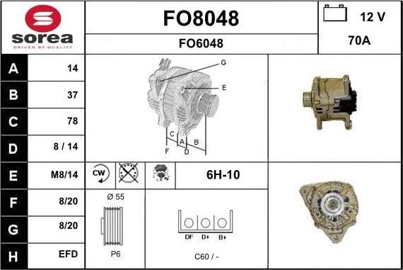 SNRA FO8048 - Alternatore autozon.pro