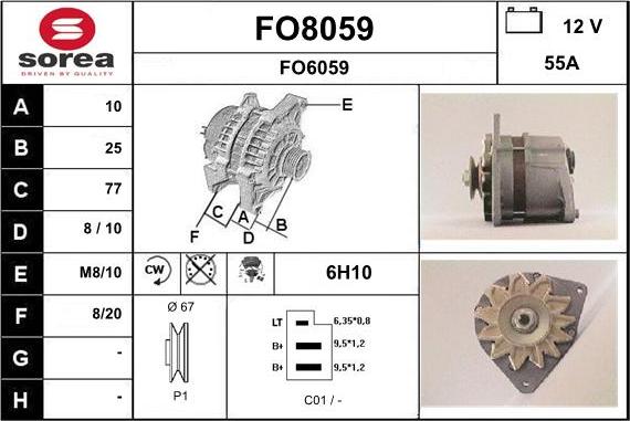 SNRA FO8059 - Alternatore autozon.pro