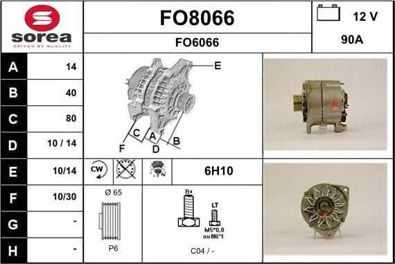 SNRA FO8066 - Alternatore autozon.pro