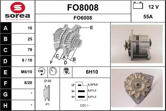 SNRA FO8008 - Alternatore autozon.pro