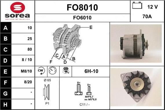 SNRA FO8010 - Alternatore autozon.pro