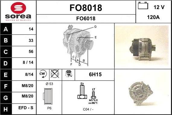 SNRA FO8018 - Alternatore autozon.pro