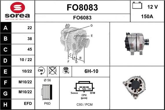 SNRA FO8083 - Alternatore autozon.pro