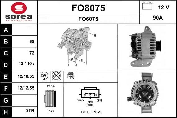 SNRA FO8075 - Alternatore autozon.pro