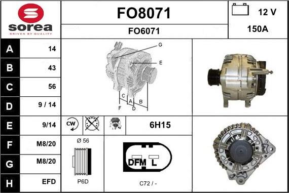 SNRA FO8071 - Alternatore autozon.pro