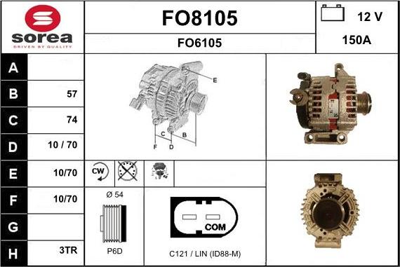 SNRA FO8105 - Alternatore autozon.pro