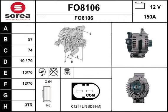 SNRA FO8106 - Alternatore autozon.pro