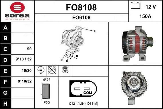 SNRA FO8108 - Alternatore autozon.pro