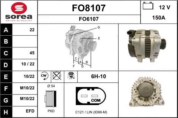 SNRA FO8107 - Alternatore autozon.pro