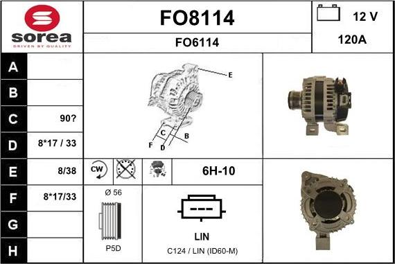 SNRA FO8114 - Alternatore autozon.pro