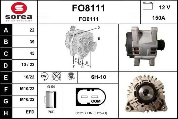 SNRA FO8111 - Alternatore autozon.pro