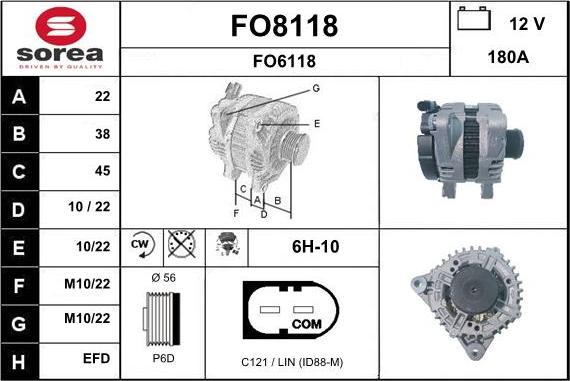 SNRA FO8118 - Alternatore autozon.pro