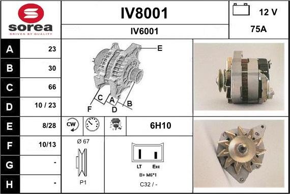 SNRA IV8001 - Alternatore autozon.pro