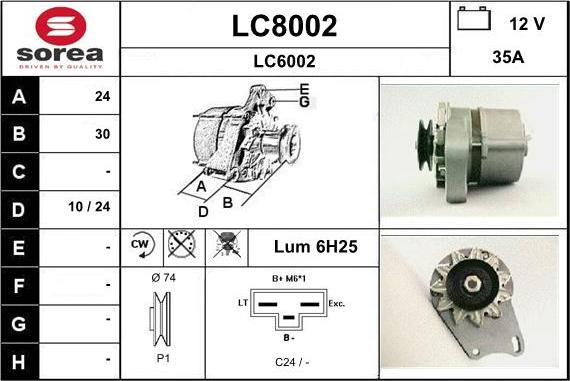 SNRA LC8002 - Alternatore autozon.pro