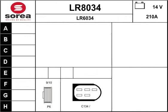 SNRA LR8034 - Alternatore autozon.pro