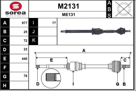 SNRA M2131 - Albero motore / Semiasse autozon.pro