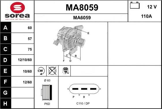 SNRA MA8059 - Alternatore autozon.pro